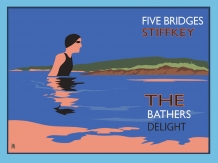 railway posters, posters, Norfolk, Stiffkey, Bryan Harford