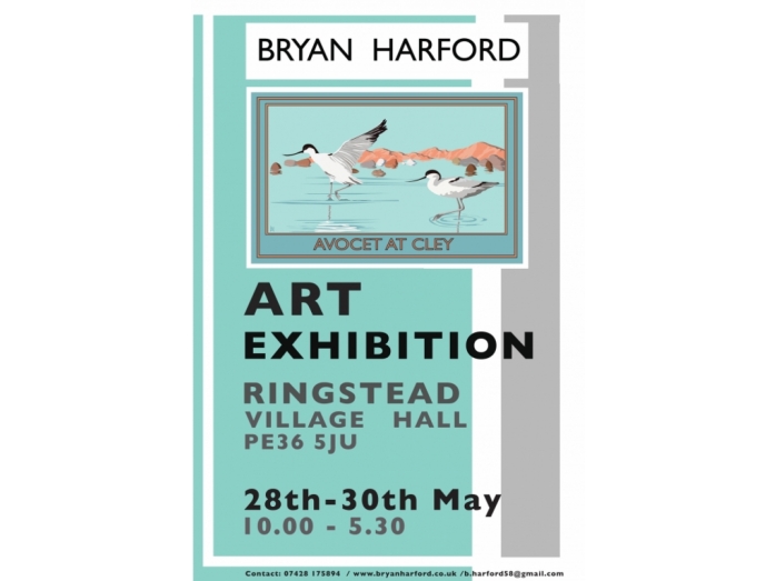 posters, railway posters, Norfolk, Bryan Harford, Art