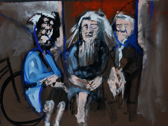 GouachePainting, Figure Painting, Bryan Harford, Norfolk